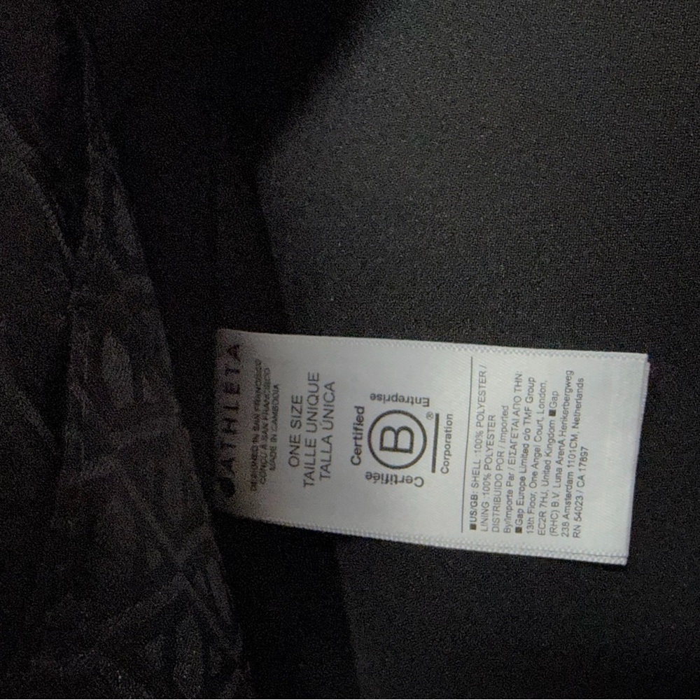 Athleta Black Neoprene Convertible Backpack | Power of She | Travel Gym Bag - Picture 5 of 10